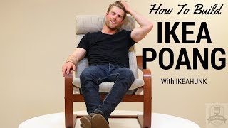 How to Assemble IKEA Poang Chair [upl. by Ecirp]