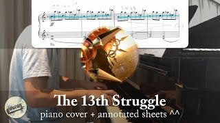 quotThe 13th Strugglequot from quotKingdom Heartsquot  Piano Cover  Sheets [upl. by Friedland]