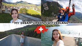 My life in Switzerland CLOY filming locations  Paragliding [upl. by Pape]