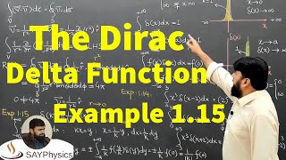 L152 The Dirac delta function Solutions Example 114 115 [upl. by Salvadore]