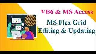 MS flex grid editing updating and cell colour change in vb6 code project for students amp developers [upl. by Nanor520]