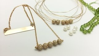 Bar Necklaces  Jewelry Design Tips Tricks and Trends [upl. by Shanta]