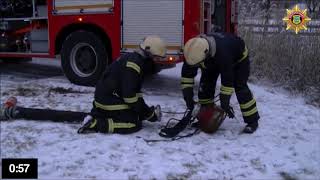 Päästeameti õppevideo Kontrollharjutus  Imiliini paigaldamine ja vee imemine [upl. by Dominik606]