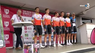 Tour du PoitouCharentes 2019  présentation des équipes à Niort [upl. by Aisyram]