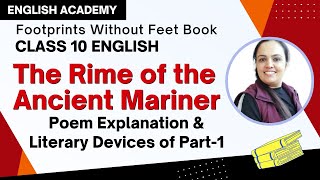 quotThe Rime of the Ancient Marinerquot Part 1 Explanation and Literary devices of CBSE Class 10 [upl. by Nalek]