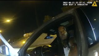 Bodycam Playboi Carti arrested for reckless driving after going 133 in a 55 [upl. by Rudyard]