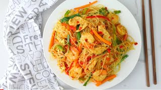 HOW TO COOK DELICIOUS VERMICELLI RICE NOODLES [upl. by Aicilev]