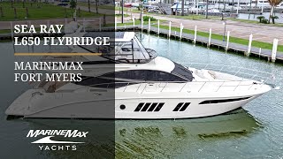 Sea Ray L650 Fly  For Sale at MarineMax Fort Myers [upl. by Novonod]