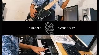 Parcels  Overnight Bass amp Piano Cover  Lyrics [upl. by Havstad297]