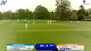 Cranleigh 1st XI vs Tonbridge School [upl. by Attennod642]