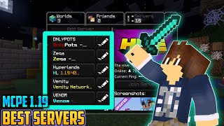 Best PvP Servers For Minecraft Pe  Top 5 PvP practice Servers  Minecraft Bedrock Mcpe 119 [upl. by Arreis]