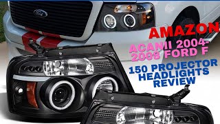 quotACANII 20042008 Ford F150 Projector Headlights Review  Worth the Upgradequot [upl. by Longan597]