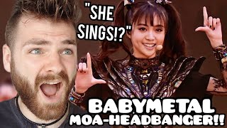 First Time Hearing BABYMETAL quotHEADBANGERquot  MOAMETAL VERSION  Reaction [upl. by Narcissus]