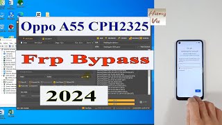 Oppo A55 4G CHP2325 Frp bypass Android 111213 with Unlocktool  Gsm hung vu [upl. by Olsson]