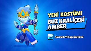 BUZ KRALİÇESİ AMBER ALDIM😱  BRAWL STARS [upl. by Johnstone434]