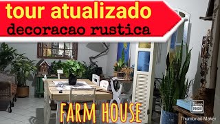 TOUR ATUALIZADO NOS MEUS MOVEIS RUSTICOS QUE EU FIZ farmhouse EU QUE FIZ MEUS MOVEIS [upl. by Thgiwed]