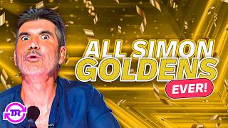 EVERY Simon Cowell GOLDEN BUZZER on AGT from 2016 2024 [upl. by Ahsenod702]