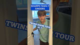 TWINS ROOM TOUR  Pt 1 👏 sharpefamilysingers shorts twins fyp [upl. by Onateag]