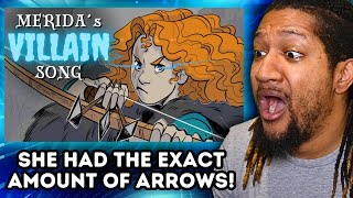 MERIDAS VILLAIN SONG  Touch the Sky  ANIMATIC  Brave cover by Lydia the Bard REACTION [upl. by Oppen]