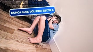 MEU IRMÃOZINHO SOFREU BULLYING NO PRIMEIRO DIA DE AULA trollagem [upl. by Madeleine340]