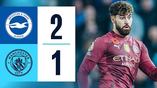 HIGHLIGHTS  BRIGHTON 21 CITY  Haaland Pedro amp O’Riley Goals  Premier League [upl. by Enitsirt]