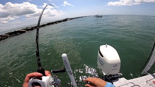 fishing Galveston “boat cut” for speckled trout [upl. by Adne]