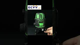 ECVV SelfLeveling Cross Line Laser Level delivers a increased visibility [upl. by Annayehc]