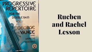 Beginner Bass Lessons George Vance Book 1 Rueben and Rachel [upl. by Mick]