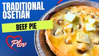 Beef Osetian Pie Fast Dinner Recipie [upl. by Karlise]