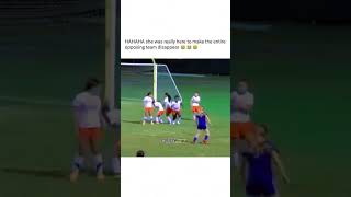 The Funniest Football Free Kick ever Women soccer funny moment 😂 [upl. by Salomie]