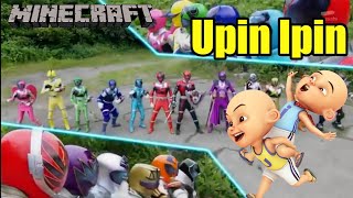 Upin ipin Uchuu Sentai Kyuranger All Henshin Keren RTV Minecraft Indonesia [upl. by Sad]