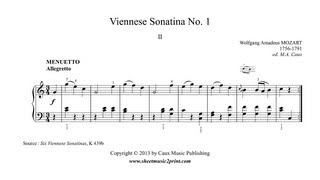 Mozart  Viennese Sonatina No 1 in C Major 24 [upl. by Eillo]