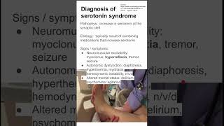 Diagnosis of serotonin syndrome [upl. by Delcine]