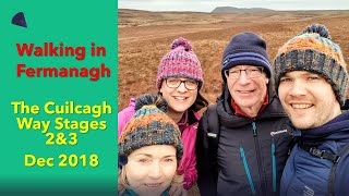 Walking the Cuilcagh Way Co Fermanagh NIreland 291218 [upl. by Niletac]