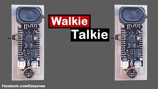 ESP32 Walkie Talkie  DIY [upl. by Thay]