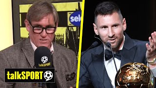 Simon Jordan Explains Why He is CONVINCED That Lionel Messi Did NOT Deserve to Win the Ballon d’Or 👀 [upl. by Keram294]