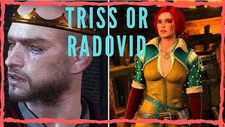 The Witcher 3 What happens if you give Triss or Radovid the crystal [upl. by Shetrit]