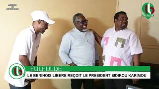 FULFULDE LE BENINOIS LIBERE REÇOIT LE PRESIDENT SIDIKOU KARIMOU [upl. by Brookner]