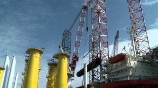 Liebherr  Heavy Lift Offshore Cranes up to 2000 t lifting capacity [upl. by Hanafee37]