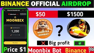 MoonBix Mining App  Binance launch Tap to earn Airdrop 🤑  Binance Official Airdrop  New Bot [upl. by Oicirbaf760]