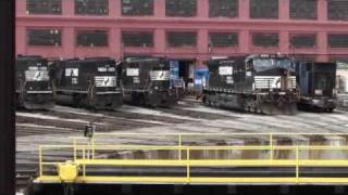 Juniata Loco Works and CSX Loco Works [upl. by Lleruj]