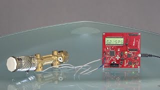 Ultrasonic Water Flow Meter Demonstration [upl. by Simonne]