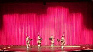 Kiltie Highlander Bagpipes perform for Fall Concert [upl. by Ynahirb]