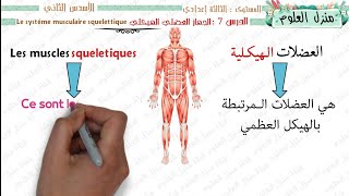 درس الجهاز العضلي مستوى الثالثة إعدادي الجزء الأول Système musculaire 3AC SVT [upl. by Yblok199]