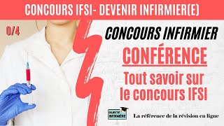 Tout savoir sur le Concours infirmier IFSI et sa préparation 04 Série Réussir le concours IFSI [upl. by Davilman]