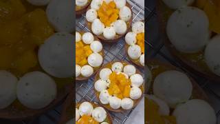 Mango Tart 🥭 baking dessert recipe tart food foodie french mango [upl. by Carley510]