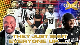 Colorado Post Game Show W  The Buffs Bounce Back W DMG Truth [upl. by Navillus572]