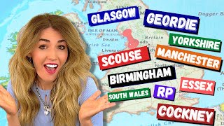 Learn 15 BRITISH Accents from around the UK with Examples britishaccent [upl. by Norred]