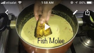 Fish Molly  Meen Moilee popular Kerala fish preparation [upl. by Olwena36]