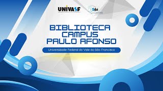 Visita Virtual  Biblioteca Campus Paulo Afonso [upl. by Novyat160]